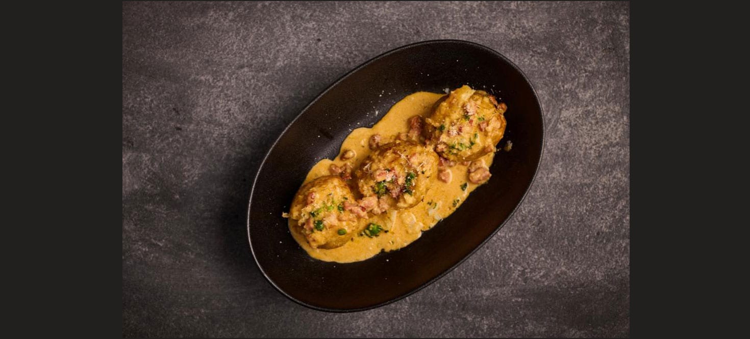 Buerre Blanc Baked Potatoes
