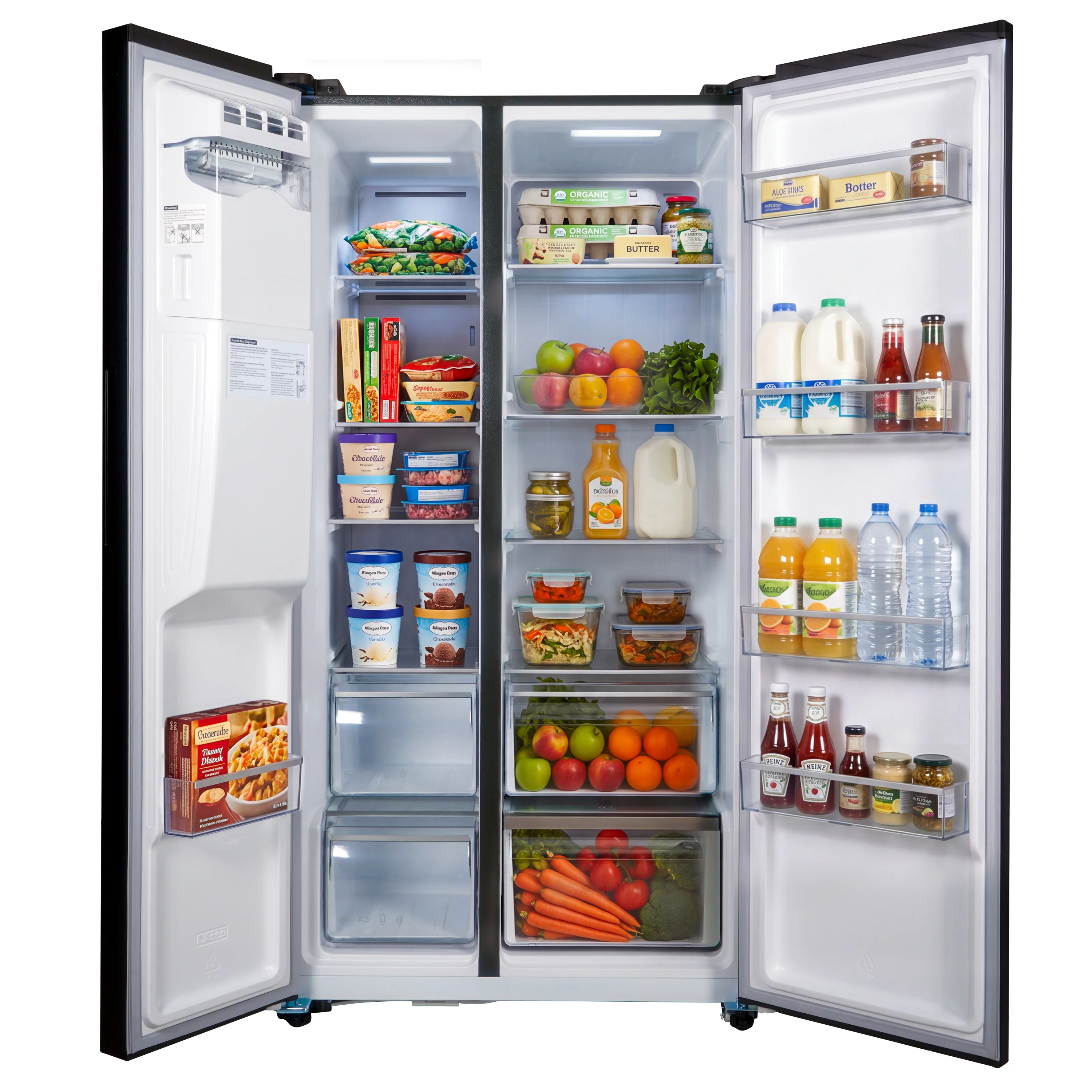 548L Plumbed Side By Side Refrigerator Product Image