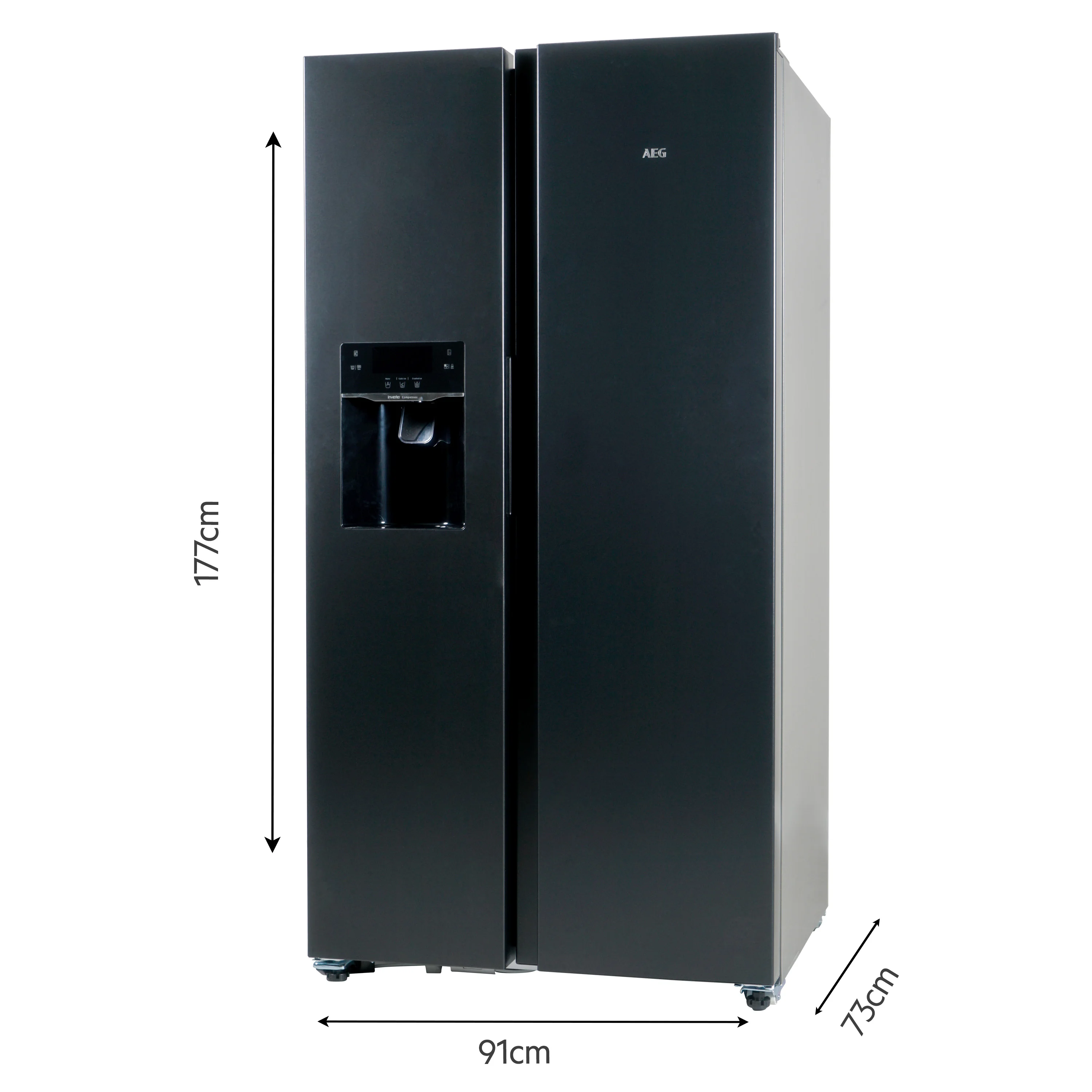 548L Plumbed Side By Side Refrigerator Product Image
