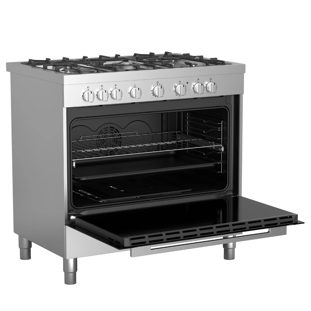 90cm Stainless Steel Freestanding Full Gas Cooker 2.0 Product Image