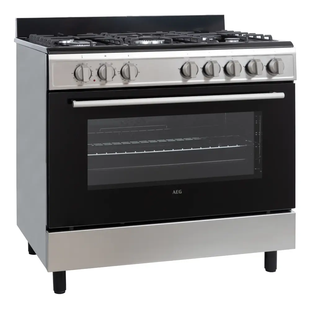 90cm Black & Stainless Steel Freestanding Cooker Product Image