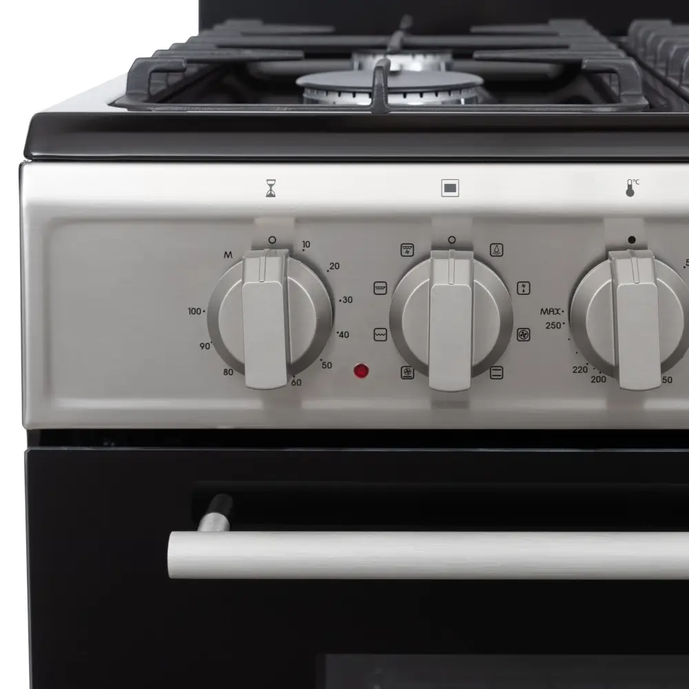 90cm Black & Stainless Steel Freestanding Cooker Product Image