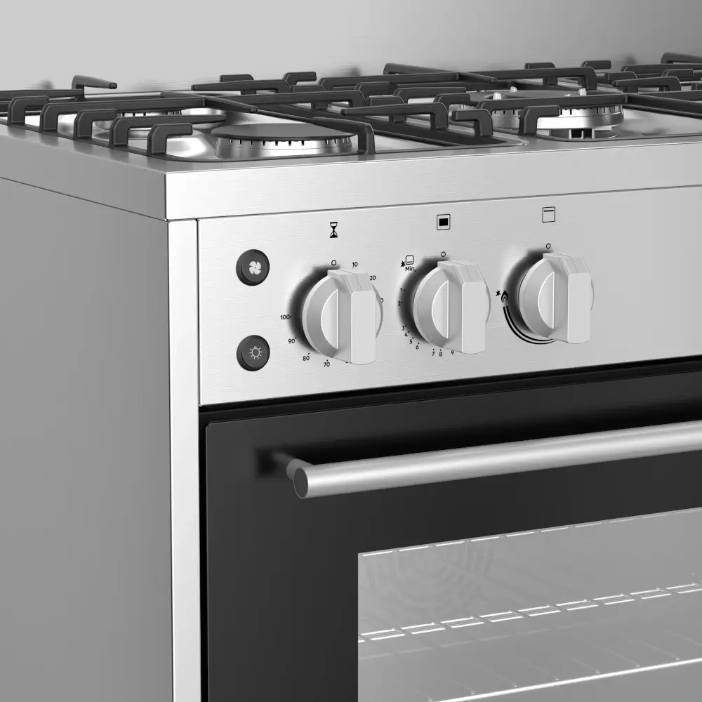 90cm Stainless Steel Freestanding Full Gas Cooker Product Image